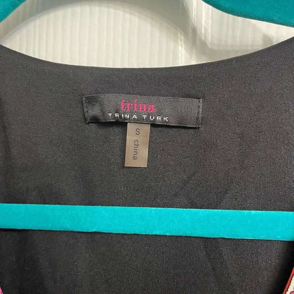 Trina By TRINA TURK Birch Paisley Print Mini Dress Size Small Jersey Knit Fabric - Picture 2 of 8